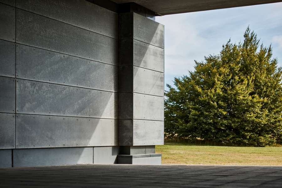 Façade cladding using DS Format stays the distance, Langelandsvej 6, 8940 Randers